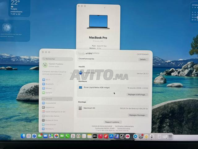 MacBook Pro M1 Max 16 Pouces 2021 - 2