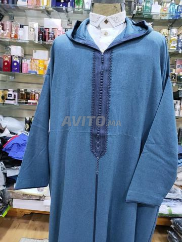 Djellaba homme automne et hiver 4 pièces avec poches - 2
