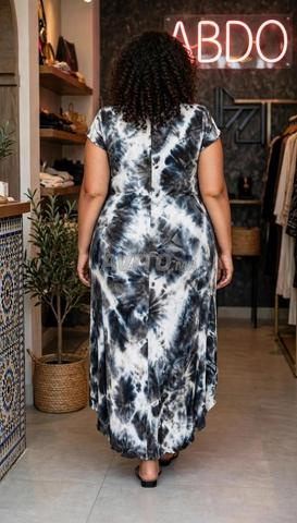 Robe plissée High Low grande taille - 2