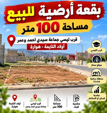Terrain à vendre – Oulad Teima Houara