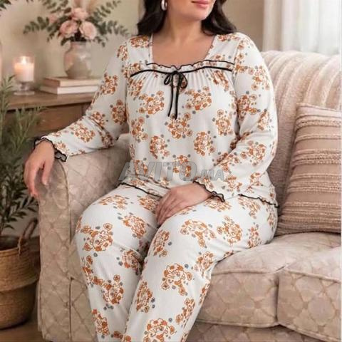 Pyjama d'hiver ✨️🛍 Tissu Rib Excellent 👗 et livraison gratuite - 2