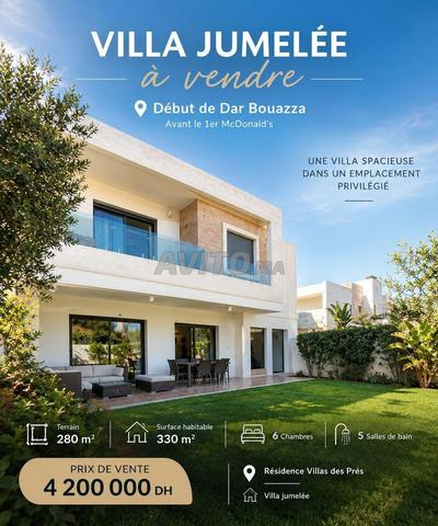 Villa jumelée à vendre - Dar Bouazza