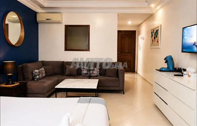 Studio meublé à louer par jour à Rabat'Agdal