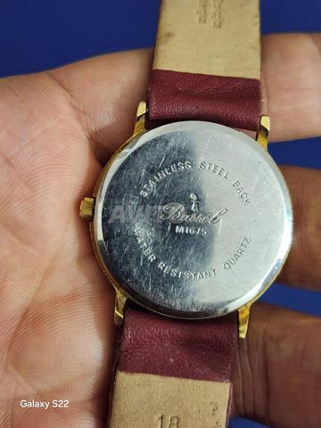 Montre Bassel classique - Bracelet en cuir véritable - 2
