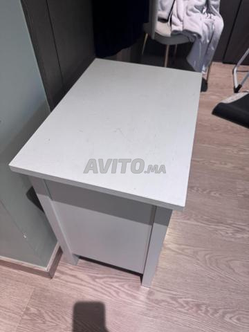 Lot de 2 tables de chevet blanches Maisons du Monde - 2