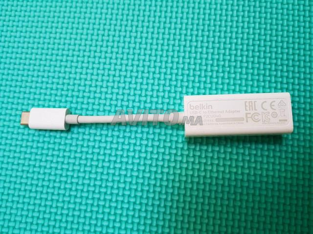 محول Belkin أصلي من النوع C إلى RJ 45