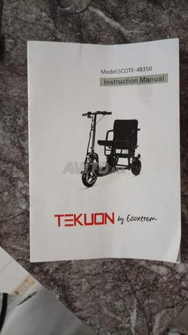 Fauteuil roulant électrique avec trois roues - 2