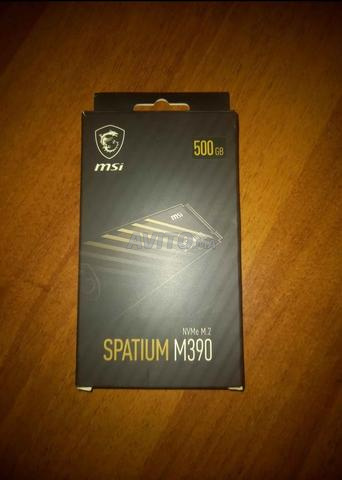 قرص SSD داخلي MSI SPATIUM M390 NVMe M.2 بسعة 500 جيجابايت