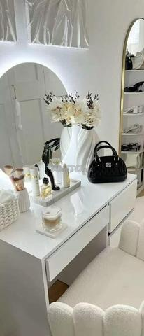 Coiffeuse avec miroir LED - 2