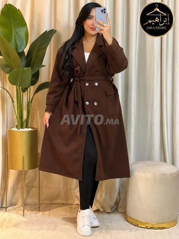 Manteau en cachemire doublé, excellente qualité - 2