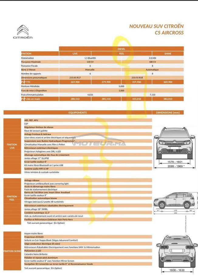 CITROËN C5 AIRCROSS 2.0 HDI 180 CH – FEEL 
