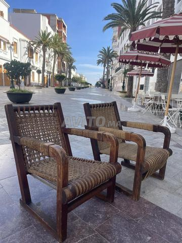 Paire de fauteuils lounge anciens Francis Jourdain - 2