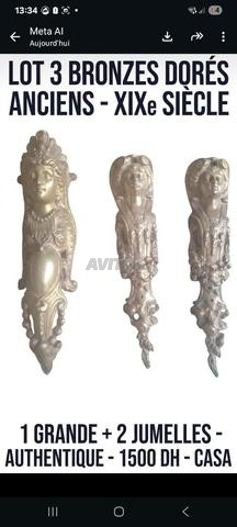 Lot de 3 bronzes anciens déesse 19ème - 2