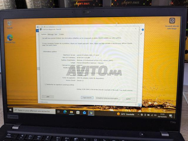 Lenovo Thinkpad t14s i7 10ème gen 16/256 - 2