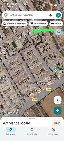 Terrain de superficie 167 m2 pour immeuble