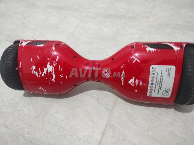 Hoverboard SK8 rouge avec chargeur - 2