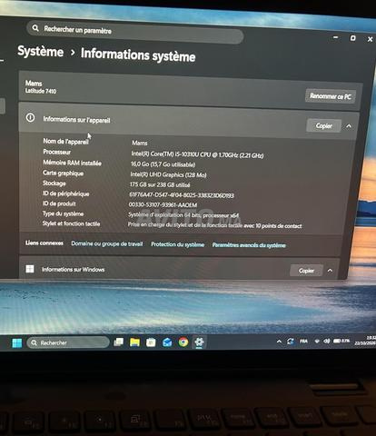 ديل لاتيود 7410 قابل للتحويل تابلت يعمل باللمس - 2