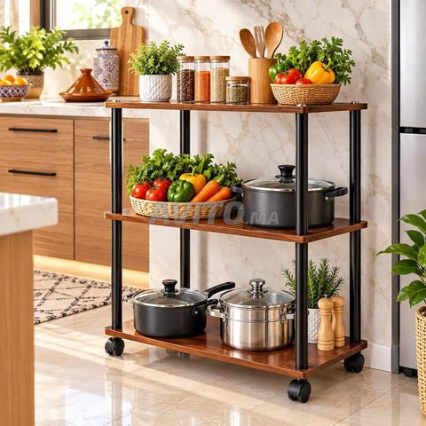 Étagère de rangement multifonctionnelle à 3 niveaux - 2