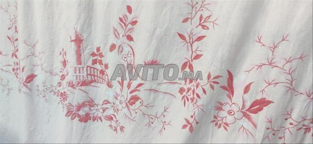 Parure de lit vintage style Toile de Jouy - 2