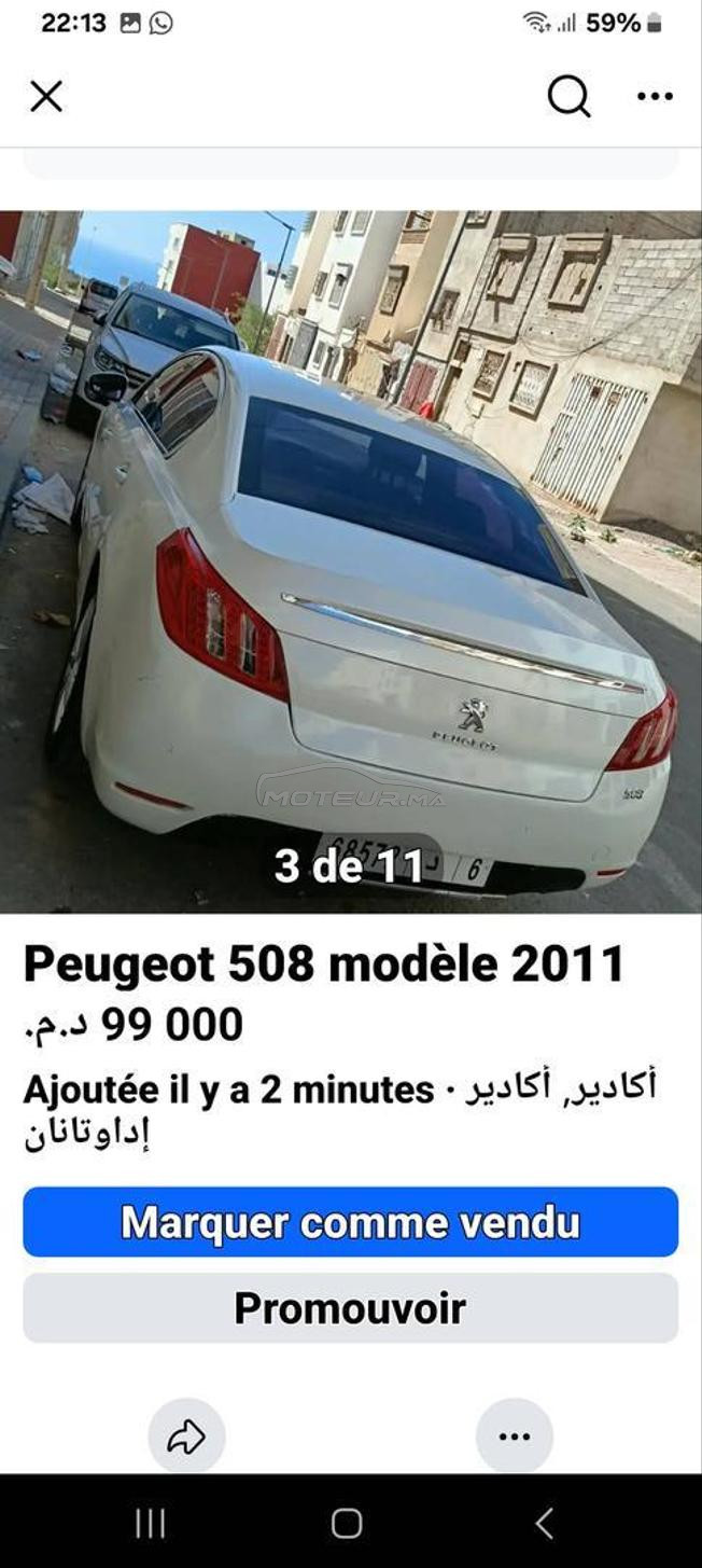 je mets ma voiture  peugeot 508 à vendre  