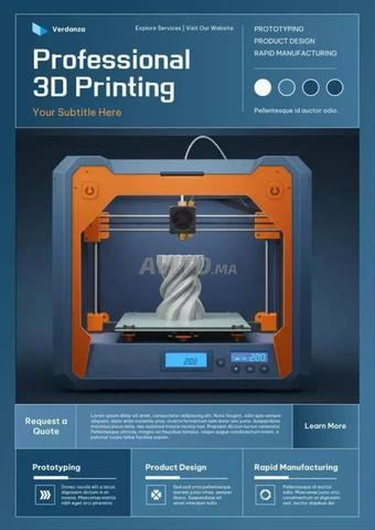 Service d’impression 3D sur mesure