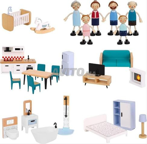 Maison de poupées en bois pour enfants - 2