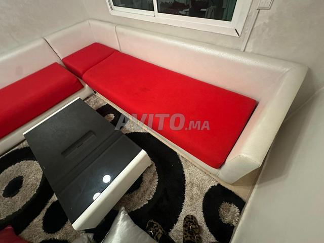 Canapé d'angle avec table basse - 2