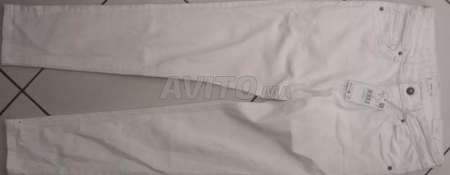 Jean blanc Mango Teen neuf - Taille S - 2