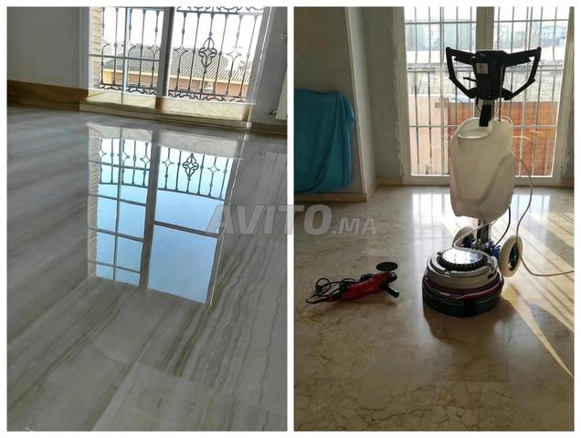 صقل وتلميع احترافي للرخام في وسط طنجة - 2