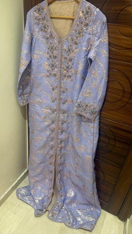 Caftan brocart avec ceinture - 2