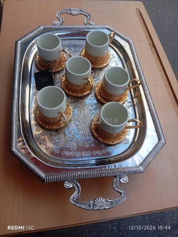 Plateau et tasses à café - 2