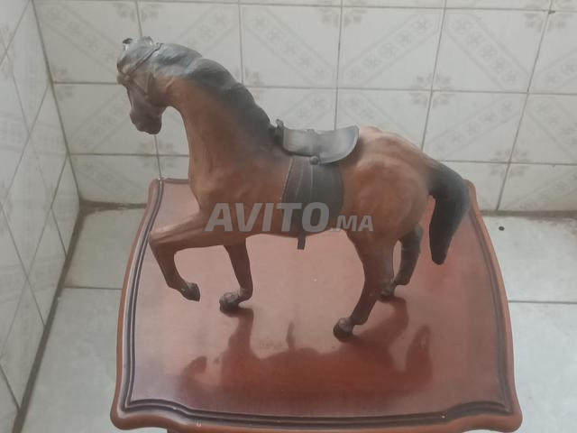 Cheval 🐴 en cuir de décoration - 2
