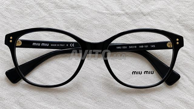 Miu Miu VMU 02U Original Noir - Lunettes Cat Eye - 2