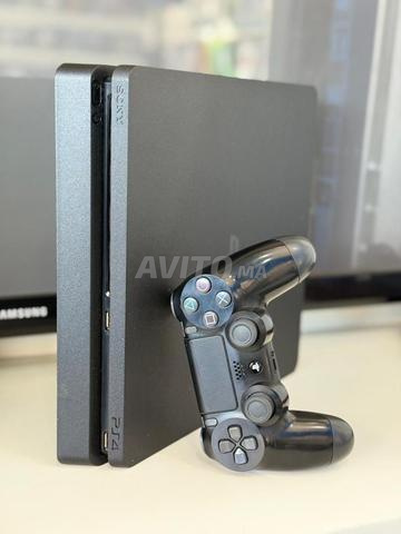 PS4 slim flashée 500 Go 14 jeux Manette d'origine - 2