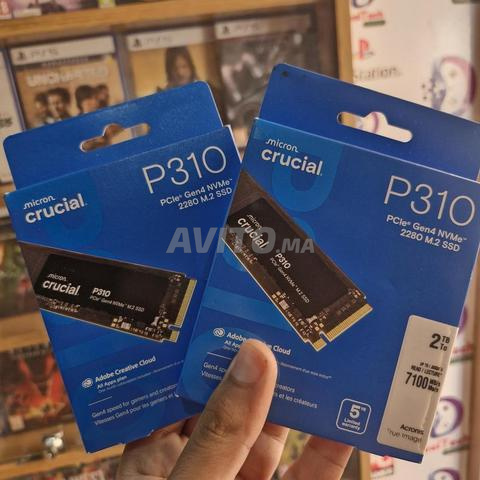 Disque SSD NVMe Crucial P310 2To PCIe Gen4 x4 M.2 - 2