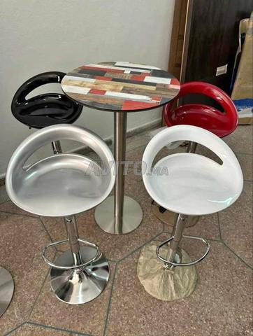 Tabouret en simili cuir