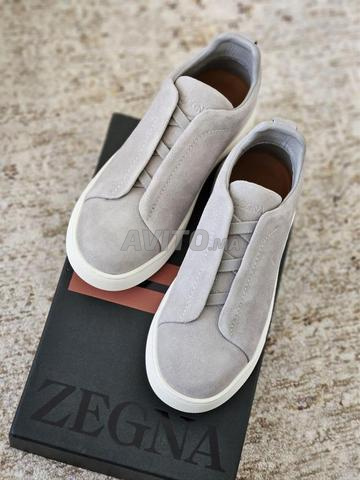 حذاء إسبادريل رجالي من جلد الغزال Zegna ZG6540