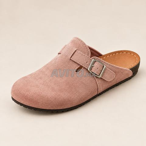 Mules Femme Élégantes en Daim – 4 Couleurs - 2