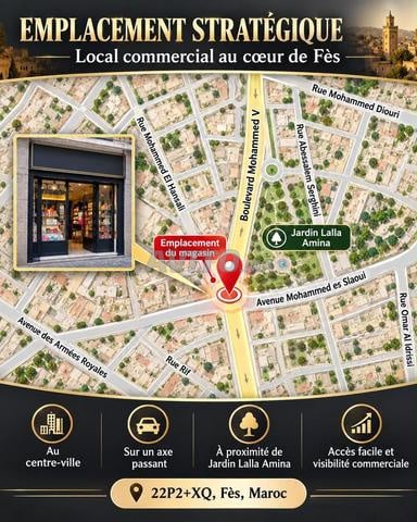 FONDS DE COMMERCE À VENDRE BLVD MOHAMMED V - 2