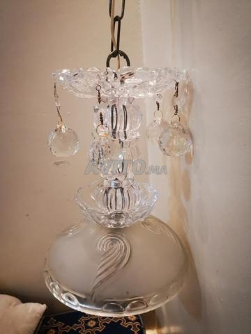 Élégant lustre en cristal à une ampoule - 2