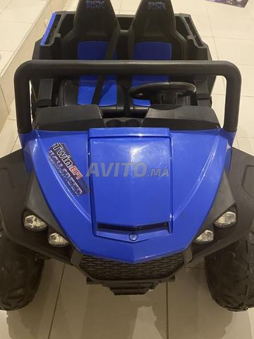 Buggy bleu pour enfant sans batterie