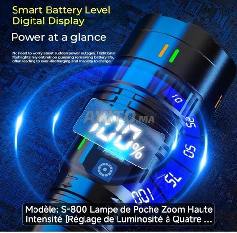 Lampe torche super puissante éclairant jusqu'à 1 km. - 2