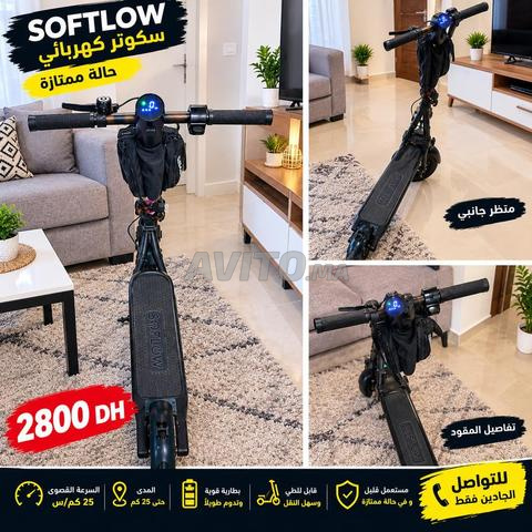 سكوتر كهربائي SOFTLOW – بحالة ممتازة - 2