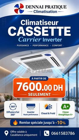 Climatiseur Carrier Cassette