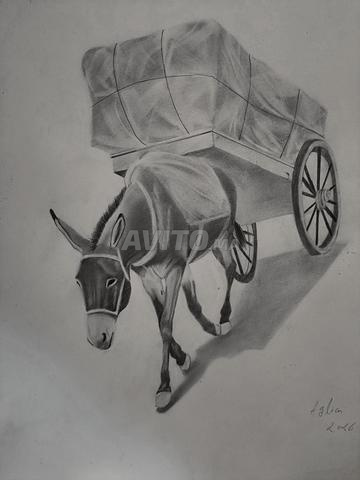 Tableau original singe