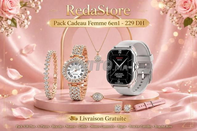 Pack Montre Femme 6en1 - 229 DH - 2