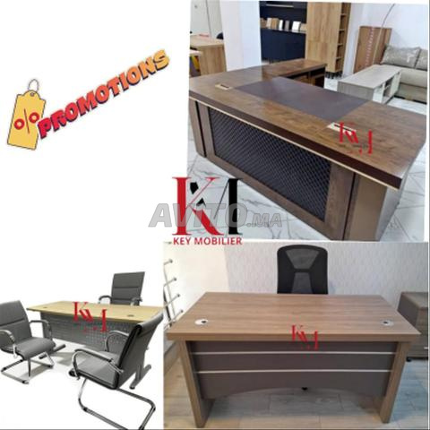 💼 Bureau de Direction avec Rangement Intégré - 2