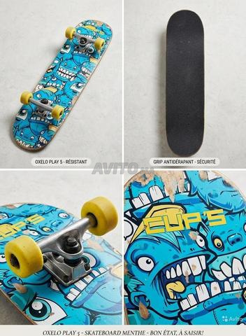 Skateboard Oxelo Play 5 Decathlon - Bon état