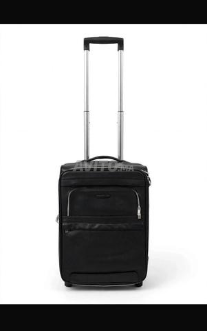 Trolley Cabine Piquadro Cuir Noir