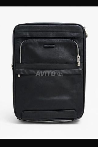 Trolley Cabine Piquadro Cuir Noir - 2
